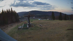 Horní část sjezdovky Skiareálu Ramzová