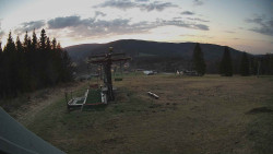 Horní část sjezdovky Skiareálu Ramzová