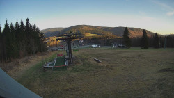 Horní část sjezdovky Skiareálu Ramzová