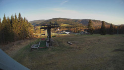 Horní část sjezdovky Skiareálu Ramzová