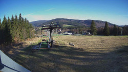 Horní část sjezdovky Skiareálu Ramzová