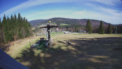 Horní část sjezdovky Skiareálu Ramzová