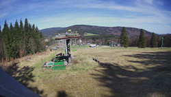 Horní část sjezdovky Skiareálu Ramzová