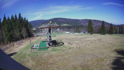 Horní část sjezdovky Skiareálu Ramzová