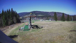 Horní část sjezdovky Skiareálu Ramzová