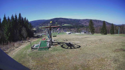 Horní část sjezdovky Skiareálu Ramzová