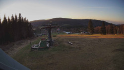 Horní část sjezdovky Skiareálu Ramzová