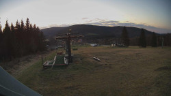 Horní část sjezdovky Skiareálu Ramzová