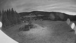 Horní část sjezdovky Skiareálu Ramzová