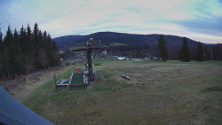 Horní část sjezdovky Skiareálu Ramzová