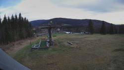 Horní část sjezdovky Skiareálu Ramzová