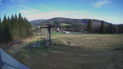 Horní část sjezdovky Skiareálu Ramzová