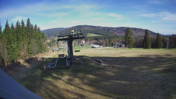 Horní část sjezdovky Skiareálu Ramzová