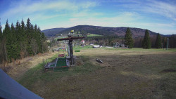 Horní část sjezdovky Skiareálu Ramzová