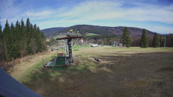 Horní část sjezdovky Skiareálu Ramzová