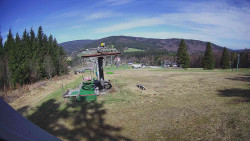 Horní část sjezdovky Skiareálu Ramzová