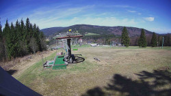 Horní část sjezdovky Skiareálu Ramzová