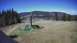 Horní část sjezdovky Skiareálu Ramzová