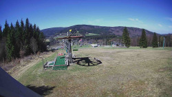 Horní část sjezdovky Skiareálu Ramzová