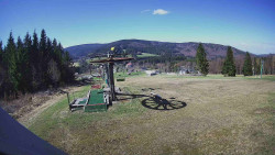 Horní část sjezdovky Skiareálu Ramzová