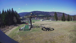 Horní část sjezdovky Skiareálu Ramzová