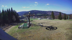 Horní část sjezdovky Skiareálu Ramzová