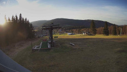 Horní část sjezdovky Skiareálu Ramzová