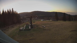 Horní část sjezdovky Skiareálu Ramzová