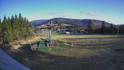 Horní část sjezdovky Skiareálu Ramzová