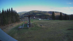 Horní část sjezdovky Skiareálu Ramzová