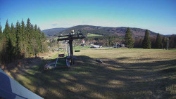 Horní část sjezdovky Skiareálu Ramzová