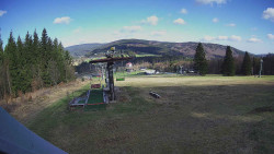 Horní část sjezdovky Skiareálu Ramzová