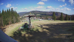 Horní část sjezdovky Skiareálu Ramzová