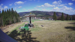 Horní část sjezdovky Skiareálu Ramzová