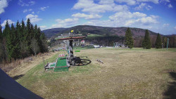 Horní část sjezdovky Skiareálu Ramzová