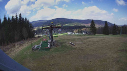 Horní část sjezdovky Skiareálu Ramzová