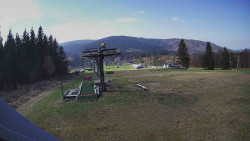 Horní část sjezdovky Skiareálu Ramzová