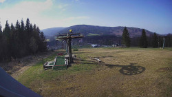 Horní část sjezdovky Skiareálu Ramzová