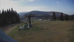 Horní část sjezdovky Skiareálu Ramzová