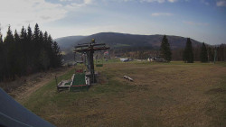 Horní část sjezdovky Skiareálu Ramzová