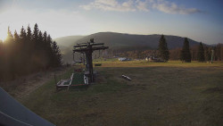 Horní část sjezdovky Skiareálu Ramzová