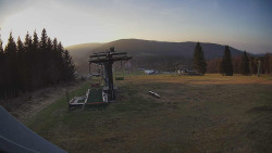 Horní část sjezdovky Skiareálu Ramzová