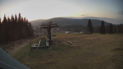 Horní část sjezdovky Skiareálu Ramzová