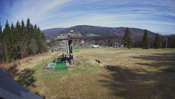 Horní část sjezdovky Skiareálu Ramzová