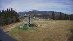 Horní část sjezdovky Skiareálu Ramzová