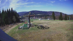 Horní část sjezdovky Skiareálu Ramzová