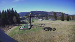 Horní část sjezdovky Skiareálu Ramzová