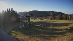 Horní část sjezdovky Skiareálu Ramzová