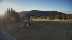 Horní část sjezdovky Skiareálu Ramzová