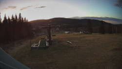 Horní část sjezdovky Skiareálu Ramzová